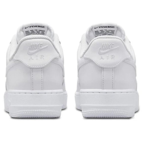 New Nike Air Force 1 Low '07 Flyease Triple White (Women's) - Picture 3 of 5
